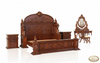 3pc Heavily Ornate Gothic Bedroom set