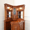 Mahogany Victorian Corner Home Bar