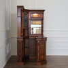 Mahogany Victorian Corner Home Bar