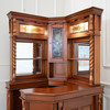 Mahogany Victorian Corner Home Bar