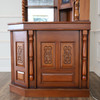 Mahogany Victorian Corner Home Bar