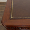 6ft Natural Finish Oval Office Resolute Desk w/ Leather Top