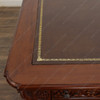 6ft Natural Finish Oval Office Resolute Desk w/ Leather Top
