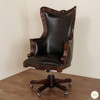 Genuine Leather Resolute Swivel Office Chair