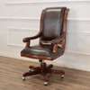 Antique Brown Genuine Leather Executive Office Chair