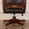 Antique Brown Genuine Leather Executive Office Chair