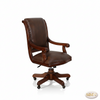 Antique Brown Genuine Leather Executive Office Chair