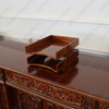 Mahogany 2-stack Paper Tray