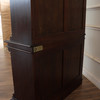 Custom Mahogany Open Bookshelf