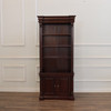 Custom Mahogany Open Bookshelf