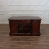 5ft Dark Mahogany Desk with Slide Out Wings