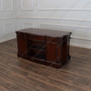 5ft Dark Mahogany Desk with Slide Out Wings