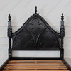 Custom Black Gothic Queen Empire Bed