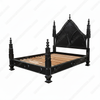 Custom Black Gothic Queen Empire Bed