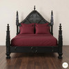 Black Gothic Queen Empire Bed
