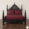 Black Gothic Queen Empire Bed