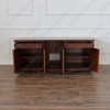 Custom Mahogany Chippendale Sideboard Cabinet