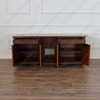 Custom Mahogany Chippendale Sideboard Cabinet