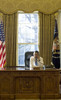 Teak Oval Office Resolute Desk Replica