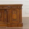 Teak Oval Office Resolute Desk Replica