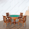 5pc Mahogany Poker/Game Table Set