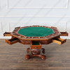 5pc Mahogany Poker/Game Table Set