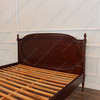 Light Walnut NC French Josephine Bed With Wooden Panel