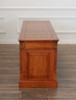 72" Custom mahogany double pedestal credenza desk