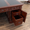 7ft Solid Mahogany Oval Office Resolute Desk