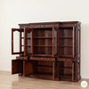 8ft Solid Mahogany Resolute Bookcase