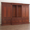 13ft Custom Mahogany Resolute Bookcase Cabinet