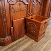 Custom Mahogany Resolute Trash Bin