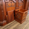 Custom Mahogany Resolute Trash Bin