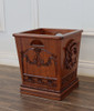 Custom Mahogany Resolute Trash Bin
