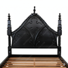 Custom Black Gothic King Empire Bed