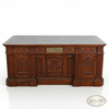 6ft Natural Mahogany Resolute Desk w/ Leather Top (72" X 36")