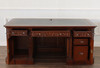6ft Natural Mahogany Resolute Desk w/ Leather Top (72" X 36")