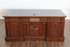 6ft Natural Mahogany Resolute Desk w/ Leather Top (72" X 36")