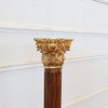 Mahogany Carved Masonic Columns Set (3)