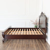 Mahogany Carved Sleigh Bed