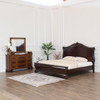 Mahogany Carved Sleigh Bed