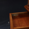 6ft Natural Mahogany Presidential Resolute Bookcase w/ Pull Out Keyboard Drawer