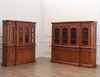 6ft Natural Mahogany Presidential Resolute Bookcase w/ Pull Out Keyboard Drawer