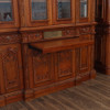 6ft Natural Mahogany Presidential Resolute Bookcase w/ Pull Out Keyboard Drawer