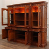 8ft Mahogany Presidential Breakfront Resolute Bookcase