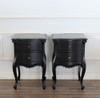 Black 2-Drawer Nightstand Bedside Table