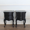 Black 2-Drawer Nightstand Bedside Table