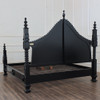 3pc Black Gothic Empire Bedroom Set