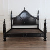 3pc Black Gothic Empire Bedroom Set