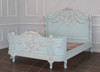 Majestic French Napoleon Baby Blue Bonaparte Bed (Full Size)